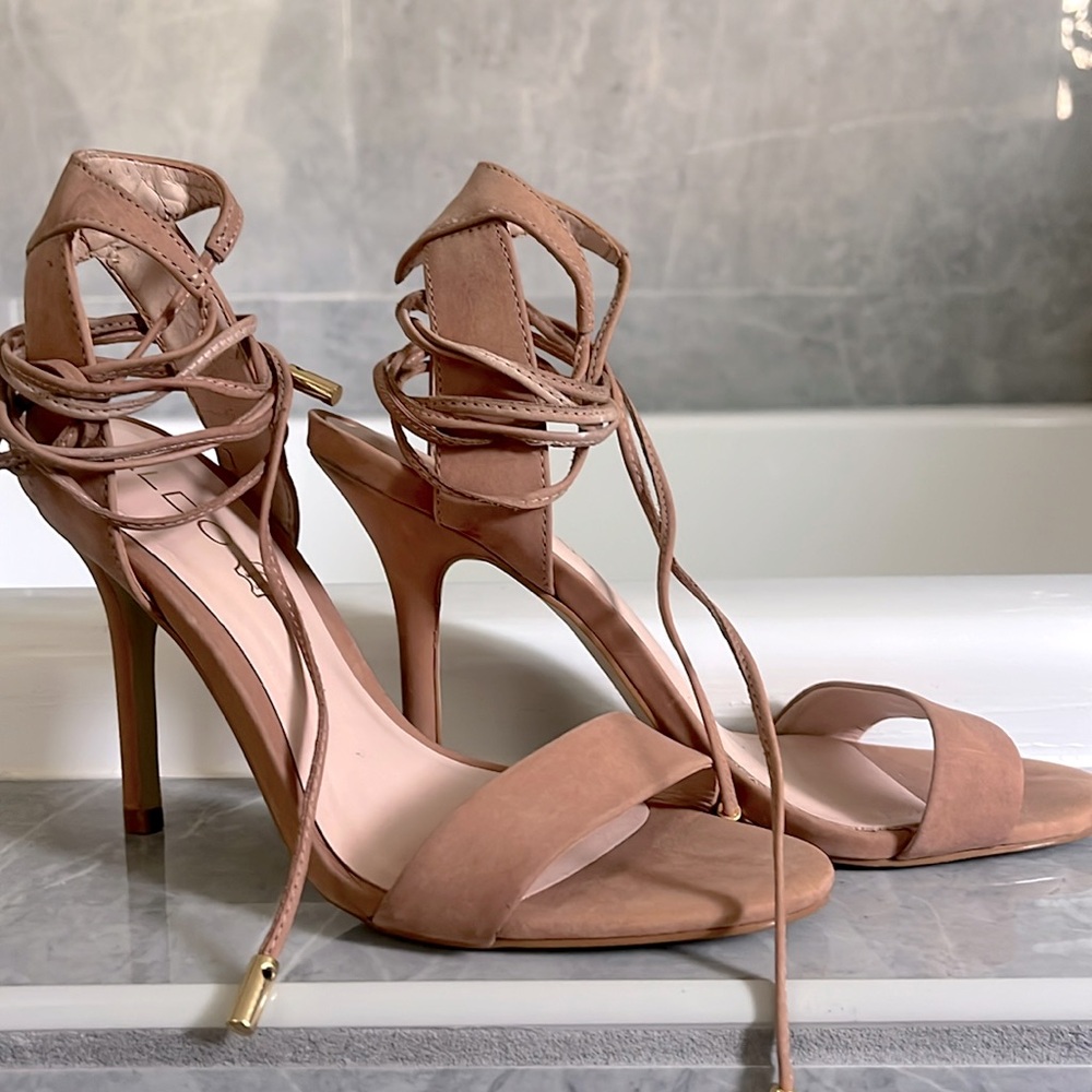 Aldo ankle strap heels